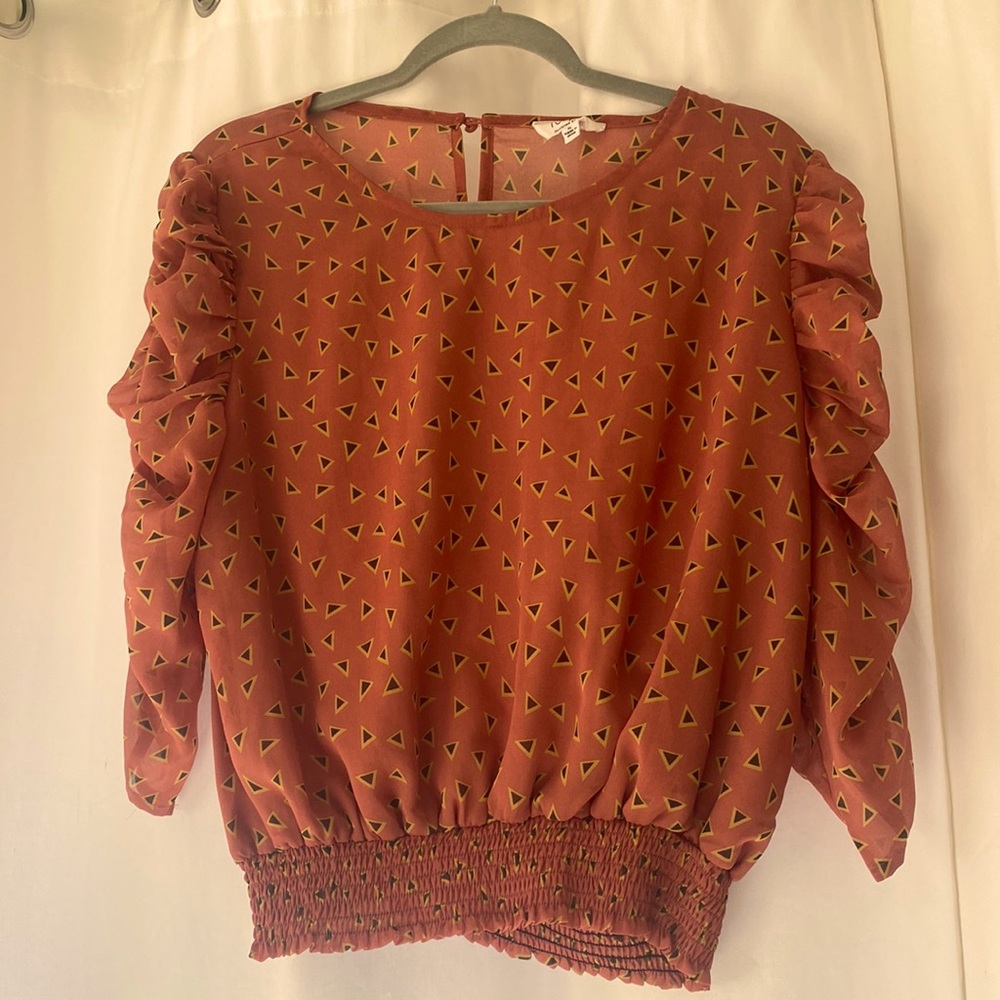 80’s vibe blouse size XL